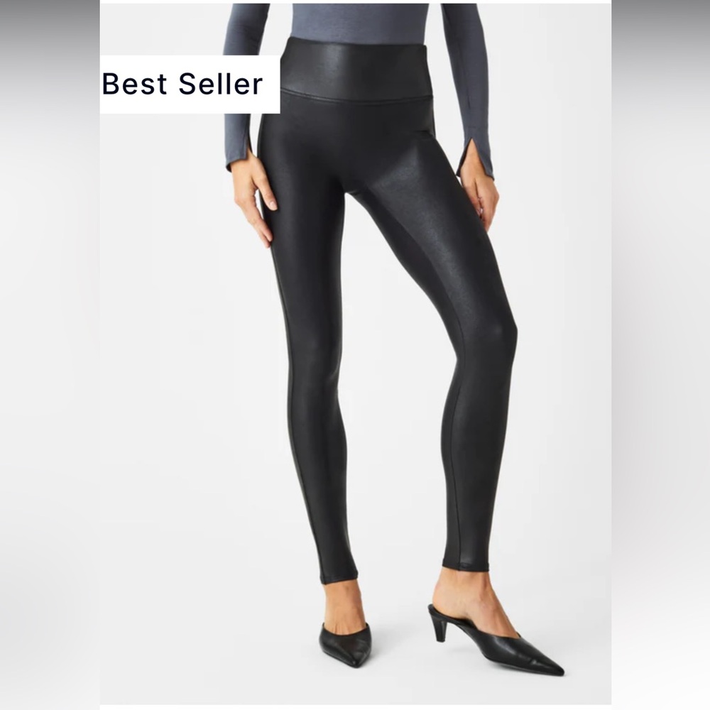 Spanx faux leather leggings